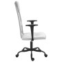 Silla de oficina altura ajustable tela malla y cuero PE blanco de , Sillas de oficina - Ref: Foro24-353025, Precio: 70,77 €, ...