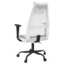 Silla de oficina altura ajustable tela malla y cuero PE blanco de , Sillas de oficina - Ref: Foro24-353025, Precio: 70,77 €, ...