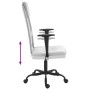 Silla de oficina altura ajustable tela malla y cuero PE blanco de , Sillas de oficina - Ref: Foro24-353025, Precio: 70,77 €, ...