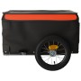 Schwarz-orangefarbener Fahrradanhänger aus Eisen, 30 kg von , Fahrradanhänger - Ref: Foro24-94075, Preis: 73,65 €, Rabatt: %