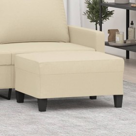 Cream fabric footstool 70x55x41 cm by , Ottomans - Ref: Foro24-349349, Price: 67,99 €, Discount: %