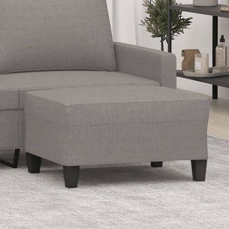 Taupe gray fabric footrest 70x55x41 cm by , Ottomans - Ref: Foro24-349354, Price: 67,17 €, Discount: %