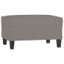 Reposapiés de tela gris taupe 70x55x41 cm de , Otomanas - Ref: Foro24-349354, Precio: 67,17 €, Descuento: %