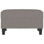 Reposapiés de tela gris taupe 70x55x41 cm de , Otomanas - Ref: Foro24-349354, Precio: 67,17 €, Descuento: %