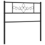 Cabecero de metal negro 75 cm de , Cabeceros y pies de cama - Ref: Foro24-355293, Precio: 23,99 €, Descuento: %