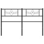 Black metal headboard 160 cm by , Headboards and footboards - Ref: Foro24-355302, Price: 33,99 €, Discount: %