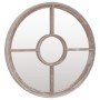 Sand iron round garden mirror for outdoor use 60x4 cm by , Mirrors - Ref: Foro24-318359, Price: 103,68 €, Discount: %