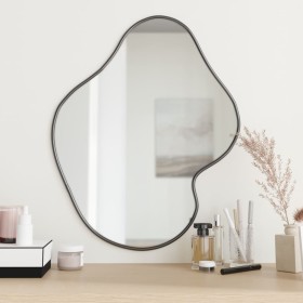 Black wall mirror 60x50 cm by , Mirrors - Ref: Foro24-348274, Price: 43,99 €, Discount: %