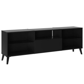 FMD TV cabinet black 153.5x31.7x52 cm by , TV Furniture - Ref: Foro24-447417, Price: 198,86 €, Discount: %