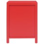 Mesita de noche madera de Paulownia rojo 38x28x52 cm de vidaXL, Mesitas de noche - Ref: Foro24-284074, Precio: 81,31 €, Descu...