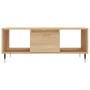 Mesa de centro madera contrachapada roble Sonoma 90x50x36,5 cm de , Mesas de centro - Ref: Foro24-830583, Precio: 60,99 €, De...