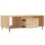 Mesa de centro madera contrachapada roble Sonoma 90x50x36,5 cm de , Mesas de centro - Ref: Foro24-830583, Precio: 60,99 €, De...