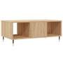 Mesa de centro madera contrachapada roble Sonoma 90x50x36,5 cm de , Mesas de centro - Ref: Foro24-830583, Precio: 60,99 €, De...