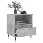 Mesitas noche 2 uds madera ingeniería gris hormigón 40x35x50 cm de , Mesitas de noche - Ref: Foro24-830613, Precio: 68,40 €, ...