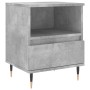 Mesitas noche 2 uds madera ingeniería gris hormigón 40x35x50 cm de , Mesitas de noche - Ref: Foro24-830613, Precio: 68,40 €, ...