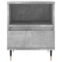 Mesitas noche 2 uds madera ingeniería gris hormigón 40x35x50 cm de , Mesitas de noche - Ref: Foro24-830613, Precio: 68,40 €, ...