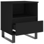 Mesitas de noche 2 uds madera de ingeniería negro 40x35x50 cm de , Mesitas de noche - Ref: Foro24-830639, Precio: 82,57 €, De...