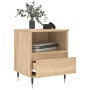 Mesitas noche 2 uds madera ingeniería roble Sonoma 40x35x50 cm de , Mesitas de noche - Ref: Foro24-830611, Precio: 68,87 €, D...