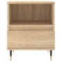 Mesitas noche 2 uds madera ingeniería roble Sonoma 40x35x50 cm de , Mesitas de noche - Ref: Foro24-830611, Precio: 68,87 €, D...