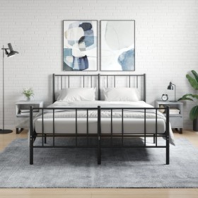 Mesitas noche 2 uds madera ingeniería gris hormigón 40x35x50 cm de , Mesitas de noche - Ref: Foro24-830645, Precio: 80,14 €, ...