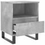 Mesitas noche 2 uds madera ingeniería gris hormigón 40x35x50 cm de , Mesitas de noche - Ref: Foro24-830645, Precio: 75,92 €, ...