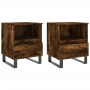 Nightstands 2 pcs engineered wood smoked oak 40x35x50 cm by , Nightstands - Ref: Foro24-830647, Price: 77,96 €, Discount: %