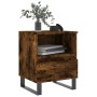 Mesitas noche 2 uds madera ingeniería roble ahumado 40x35x50 cm de , Mesitas de noche - Ref: Foro24-830647, Precio: 77,96 €, ...