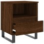 Mesitas noche 2 uds madera ingeniería marrón roble 40x35x50 cm de , Mesitas de noche - Ref: Foro24-830651, Precio: 80,63 €, D...