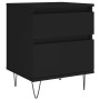 Black plywood nightstand 40x35x50 cm by , Nightstands - Ref: Foro24-830670, Price: 44,10 €, Discount: %