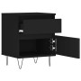 Black plywood nightstand 40x35x50 cm by , Nightstands - Ref: Foro24-830670, Price: 44,10 €, Discount: %