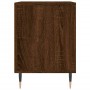 Oak brown engineered wood bedside table 40x35x50 cm by , Nightstands - Ref: Foro24-830714, Price: 37,35 €, Discount: %