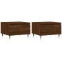 Coffee tables 2 pcs engineered wood brown oak 50x46x35cm by , Coffee table - Ref: Foro24-830859, Price: 56,56 €, Discount: %