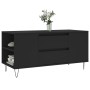 Black engineered wood coffee table 102x44.5x50 cm by , Coffee table - Ref: Foro24-830997, Price: 76,77 €, Discount: %