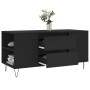 Black engineered wood coffee table 102x44.5x50 cm by , Coffee table - Ref: Foro24-830997, Price: 76,77 €, Discount: %