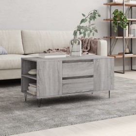 Mesa de centro madera de ingeniería gris Sonoma 102x44,5x50 cm de , Mesas de centro - Ref: Foro24-831002, Precio: 77,99 €, De...