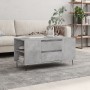 Concrete gray engineered wood coffee table 102x44.5x50 cm by , Coffee table - Ref: Foro24-831000, Price: 75,94 €, Discount: %