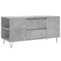 Mesa de centro madera ingeniería gris hormigón 102x44,5x50 cm de , Mesas de centro - Ref: Foro24-831000, Precio: 75,94 €, Des...