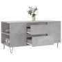 Concrete gray engineered wood coffee table 102x44.5x50 cm by , Coffee table - Ref: Foro24-831000, Price: 75,94 €, Discount: %