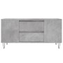 Concrete gray engineered wood coffee table 102x44.5x50 cm by , Coffee table - Ref: Foro24-831000, Price: 75,94 €, Discount: %