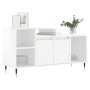 Glossy white plywood TV cabinet 100x35x55 cm by , TV Furniture - Ref: Foro24-831310, Price: 61,27 €, Discount: %