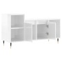 Mueble de TV madera contrachapada blanco brillo 100x35x55 cm de , Muebles TV - Ref: Foro24-831310, Precio: 61,27 €, Descuento: %