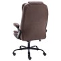 Dark Brown Faux Suede Leather Office Chair by , Office chairs - Ref: Foro24-20577, Price: 204,59 €, Discount: %