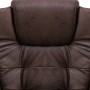 Dark Brown Faux Suede Leather Office Chair by , Office chairs - Ref: Foro24-20577, Price: 204,59 €, Discount: %