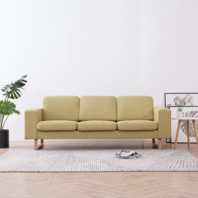 3 seater green fabric sofa by , Sofas - Ref: Foro24-281388, Price: 311,59 €, Discount: %