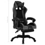 Silla gaming con luces LED RGB cuero sintético gris y negro de , Sillas de oficina - Ref: Foro24-288010, Precio: 217,42 €, De...