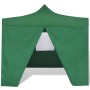 Green folding gazebo with 4 walls 3x3 m by vidaXL, Tents and gazebos - Ref: Foro24-41468, Price: 156,78 €, Discount: %