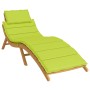 Light Green Oxford Cloth Lounger Cushion 186x58x3 cm by , Cushions for chairs and sofas - Ref: Foro24-314169, Price: 37,46 €,...