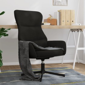 Silla de relajación de terciopelo negro de , Sillones - Ref: Foro24-341114, Precio: 126,17 €, Descuento: %