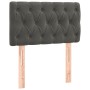 Dark gray velvet headboard 80x7x78/88 cm by , Headboards and footboards - Ref: Foro24-346307, Price: 51,87 €, Discount: %