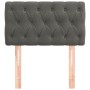 Dark gray velvet headboard 80x7x78/88 cm by , Headboards and footboards - Ref: Foro24-346307, Price: 51,87 €, Discount: %